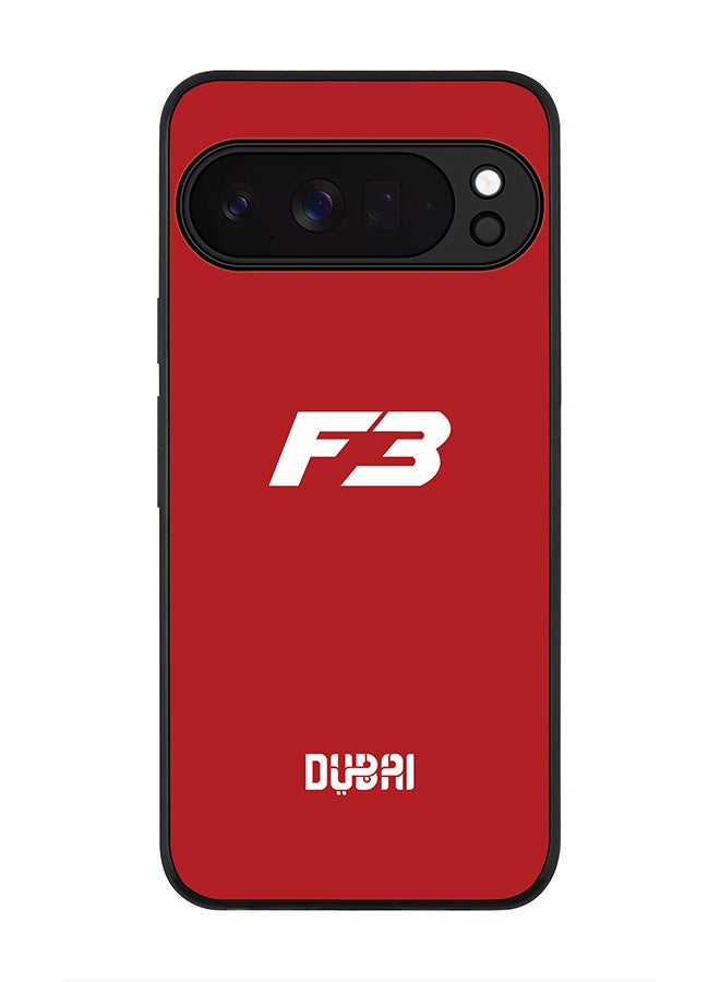 For Google Pixel 10 Pro XL Case,Slim fit Camera Protection, Shockproof Thin Phone cover  -  Faz3 Dubai Red